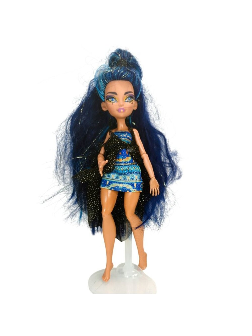 Monster High Cleo De Nile Doll G3 2023 Blue & Gold Outfit